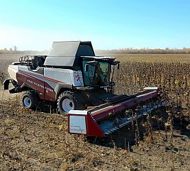 Ростсельмаш 161 с безрядковой жаткой Sun Stream 920 (подсолнечник)